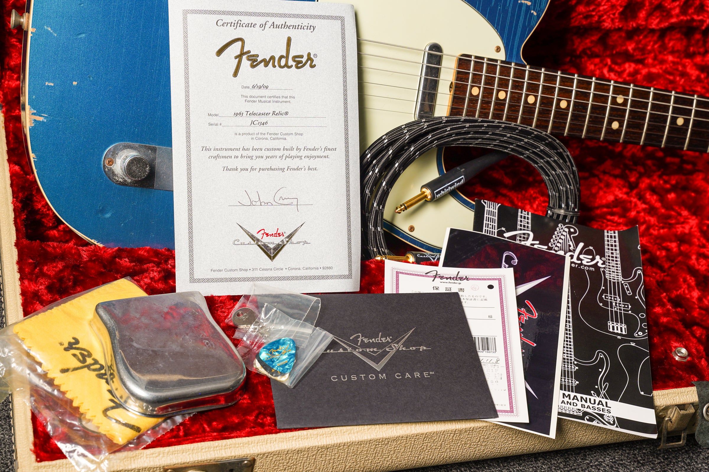 【USED】MBS 1963 Telecaster Relic "Built by John Cruz"