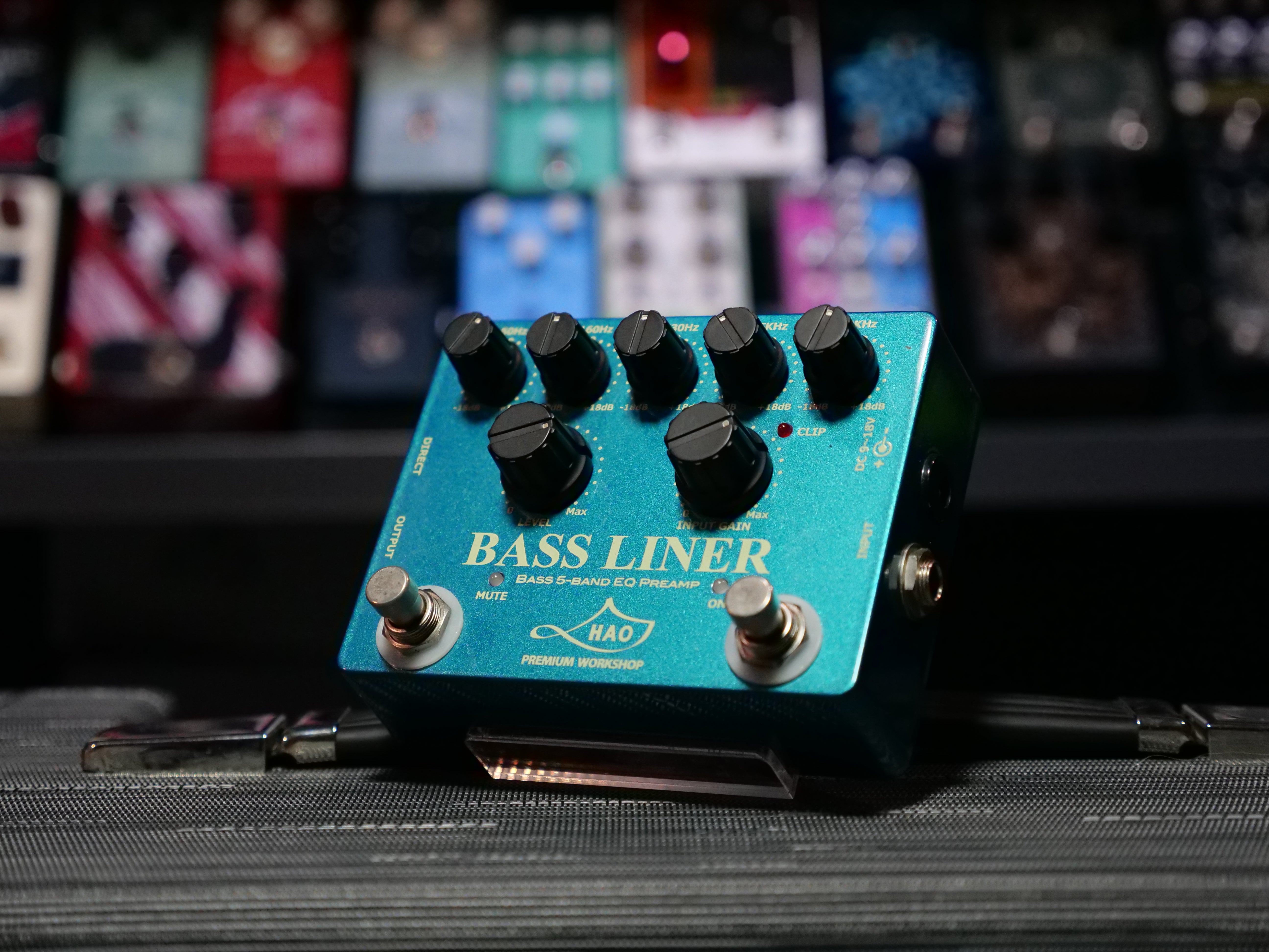 【動作OK】日本製 HAO BASS LINER ベース用 プリアンプ 5EQ HAO BASS LINER ベース用プリアンプ BASS LINER